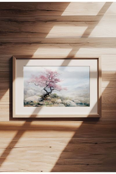 21mxm Imprimeu digital pe pânză, peisaje rurale și naturale, decor rustic pentru perete