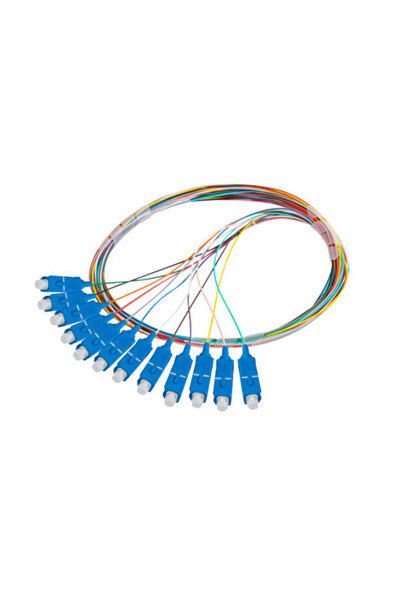 Lanberg Set de 12 adaptoare de rețea cu fibră optică tip pigtail cu conector ...