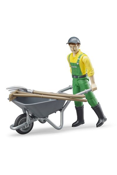 Bruder Set Figura Fermier cu Accesorii - Bruder 62610