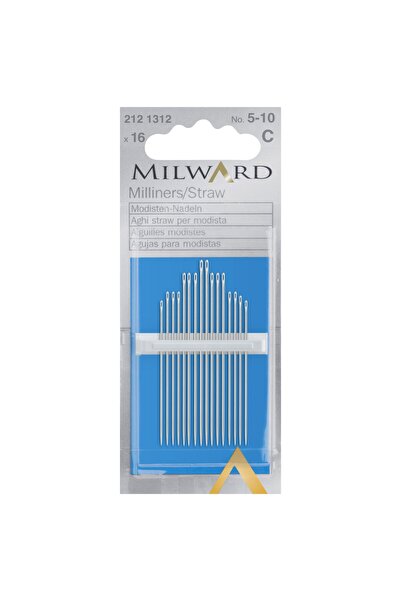 ATMACA TUHAFİYE Ac de cusut manual Milward și ac de cusut pentru pălărie / paie