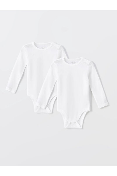 LC Waikiki طقم ملابس داخلية للأطفال الرضع من إل سي دبليو، لون بيج فاتح، بياقة...