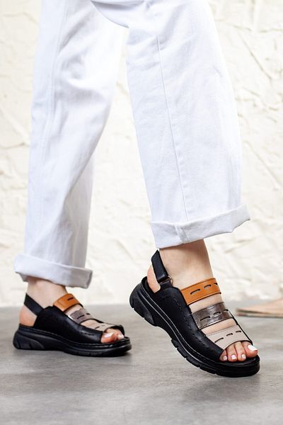 Adım Adım Women's Genuine Leather Orthopedic Sandals