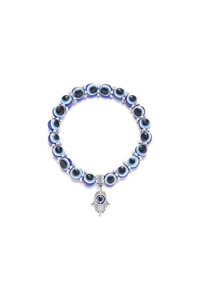 VOLY Lucky eye and Fatima hand bracelet, blue