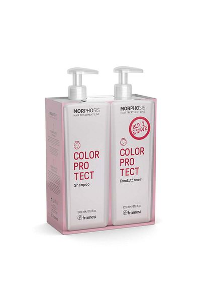 FRAMESİ Set Duo Liter Morphosis Color Protect - Sampon 1 L + Balsam 1L ( Vegane)