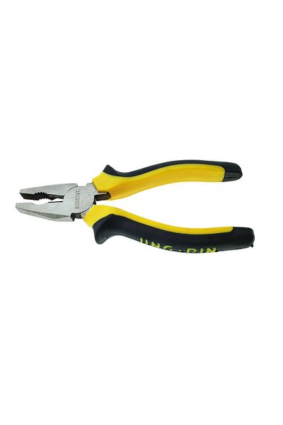 OEM Universal patent pliers, FS-12672, with insulated handle, tip width 10mm, yellow with black