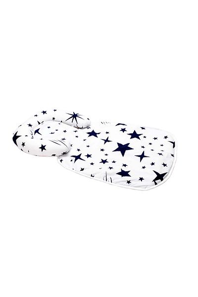 Somnart Waterproof blanket with removable headrest, star pattern