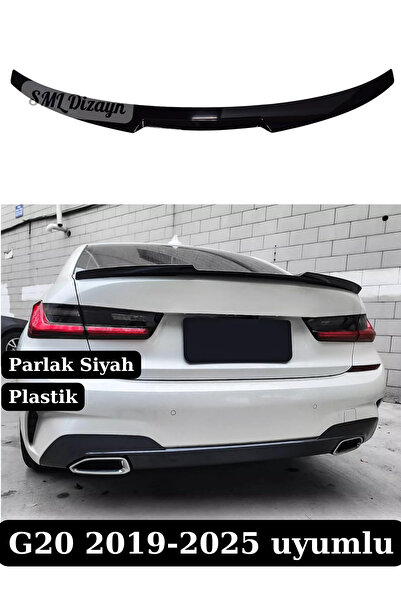 SML Dizayn Bmw G20 Yarasa Spoiler 2019-2025 G20 Bagaj-üstü-Spoyler-Spoylır-Çı...