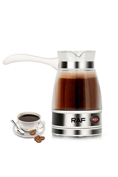 divendi-ro Electric Coffee Maker, RAF R125, 650W, 500ml, 650W, Black/White, Glass Container - Black