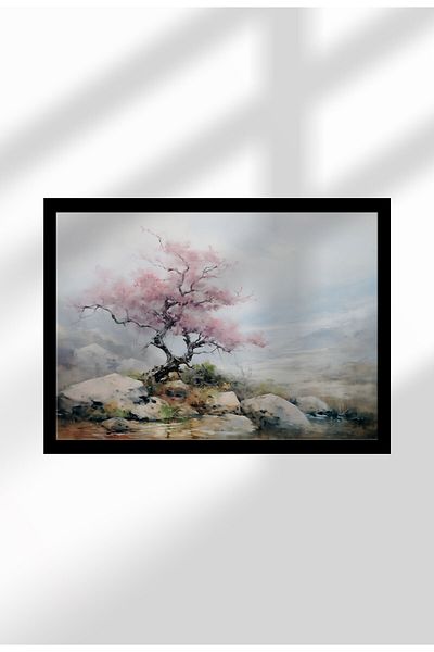 21mxm Imprimeu digital pe pânză, peisaje rurale și naturale, decor rustic pentru perete