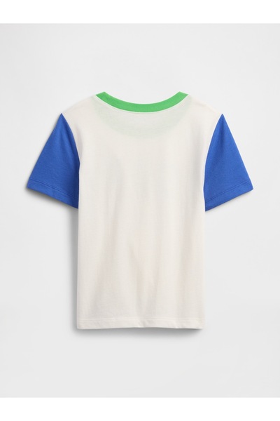 GAP Erkek Bebek Beyaz Gap Logo T-Shirt