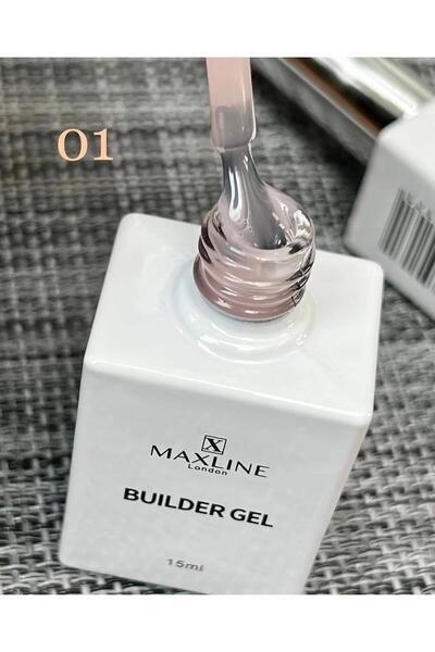 Anıl Gel Polish Protez Tırnak Maxline Sıvı Builder Jel-15 ml -sıvı Form Fırça...