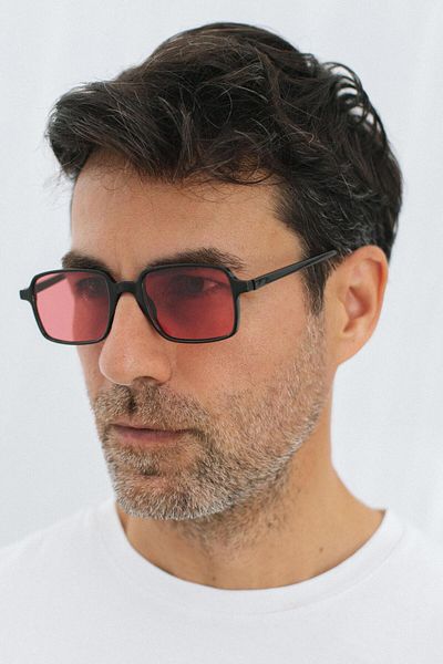 Bilge Karga Samu Black Red Men's Sunglasses