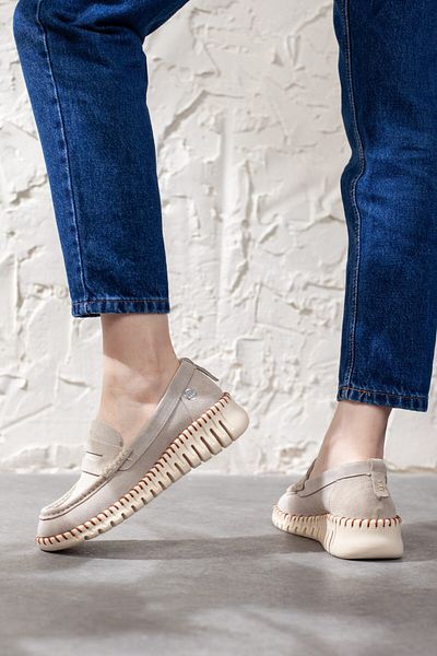Adım Adım Women's Genuine Leather Extra Comfortable Casual Shoes
