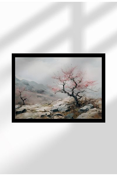 21mxm Imprimeu digital pe pânză, peisaje rurale și naturale, decor rustic pentru perete