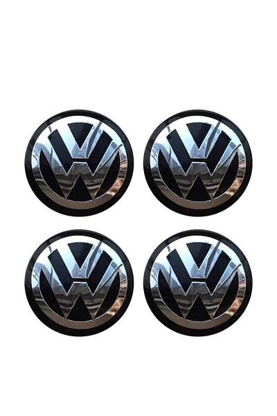 Volkswagen Set 4 capace de jantă 56mm compatibile/de schimb VW