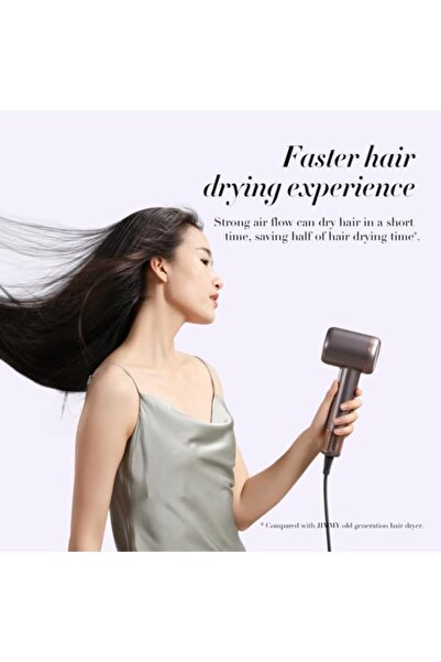 Jimmy Ultra Fast Dry Hair Dryer F8 Infuse Hair with Nano Water Ions and Smart Touch Screen