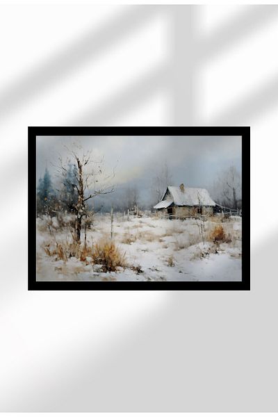 21mxm Imprimeu digital pe pânză, peisaje rurale și naturale, decor rustic pentru perete