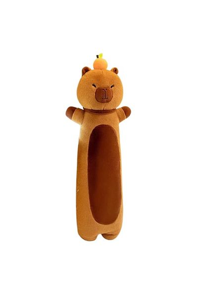 MOAWAVE Plush Toy Capybara Pillow, for children +3 years and adults, length 65cm, color Brown MOAWAVE™