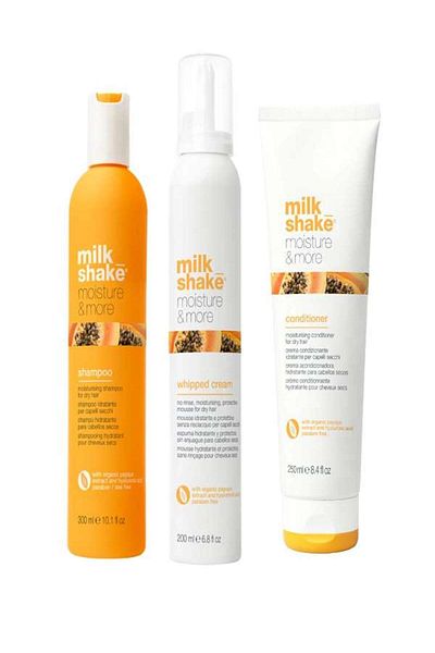 Milkshake Moisture & More Hydration Pack - Shampoo 300ml, Conditioner 250ml, Cream 200ml