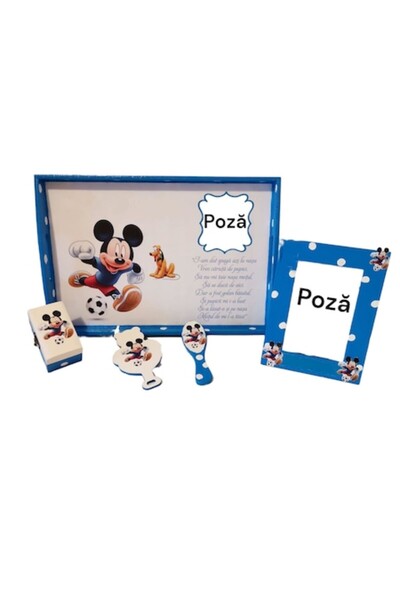 OEM Set tava mot turta Mickie fotbal