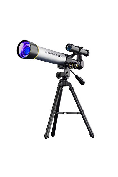 divendi-ro Telescop astronomic cu trepied stabil, 60X, aliaj de aluminiu, 45x23x42cm, negru-argintiu