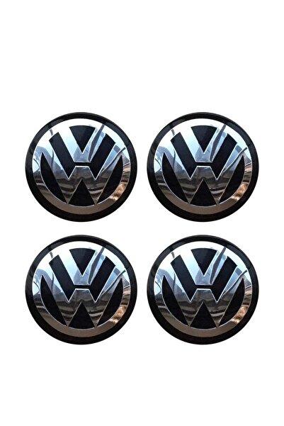 Volkswagen Set 4 wheel caps 56mm VW compatible/replacement