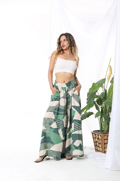 XL Modam Women's Plus Size Woven Viscose Plus Size Pants