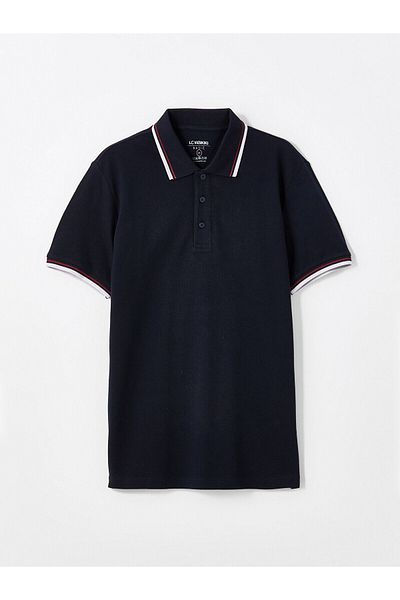 LC Waikiki Νέα σεζόν Polo Neck Kisa Sleeve Pique Ανδρικό Tisort - S52844Z8