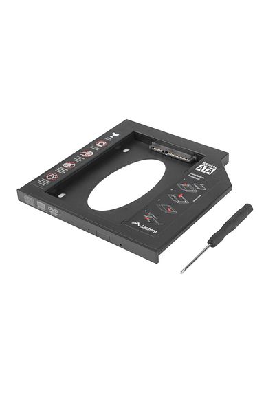 Lanberg HDD Caddy HDD/SSD adapter, for 9.5 mm optical drives, IF-SATA-10