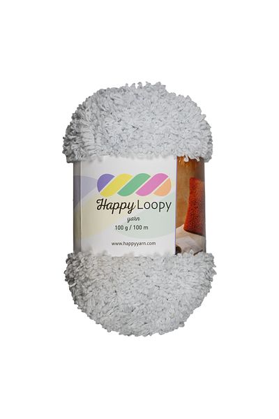 Kürkçü Han Πλεκτό νήμα Happy Loopy - 100g / 100m |   100% Πολυεστέρας Boucle Texture |   Μαλακή και αφράτη υφή