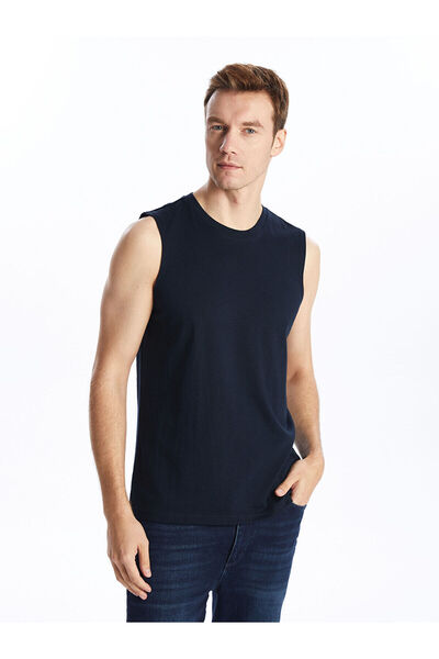LC Waikiki Nevavm with Difference Oval Collar Men's Sleeveless T-Shirt