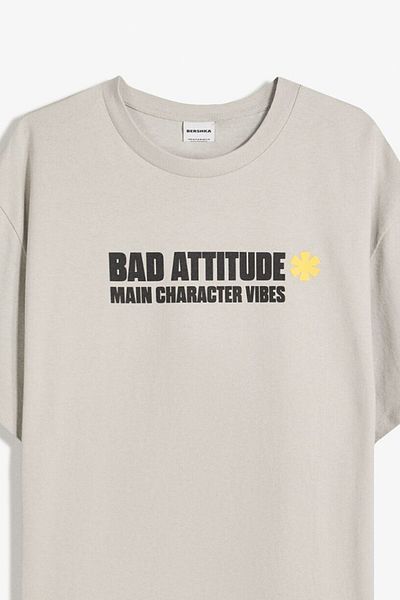 Bershka Short sleeve T-shirt with print