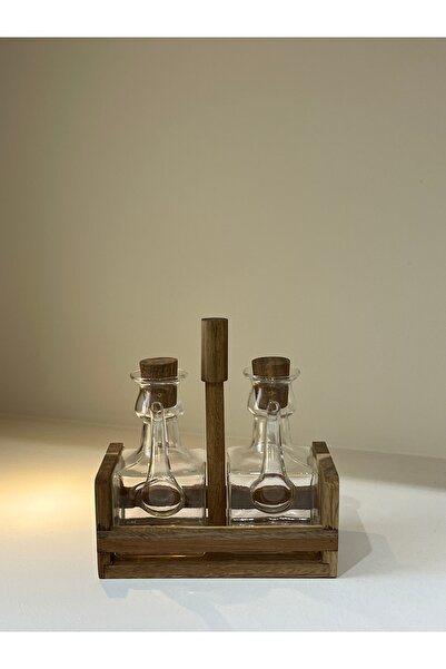 DECORİS HOME & ACCESSORIES Borosilikat Yağdanlık Sosluk Seti