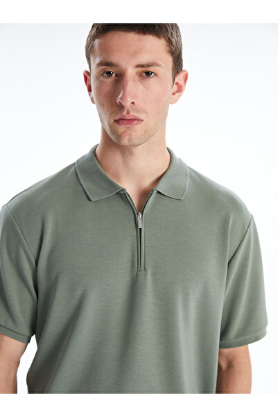 LC Waikiki Nevavm with a Difference Polo Collar Men's T-Shirt