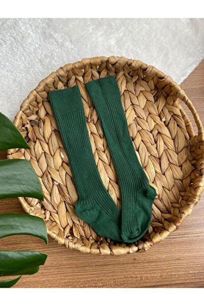 Dündar Zümrüt Yeşili Diz Altı Çorap