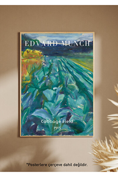 One Little Happiness Αφίσα CABBAGE FIELD Αισθητική αφίσα τοίχου , Αφίσα χωρίς...