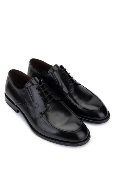 Tamer Tanca Erkek Hakiki Deri Siyah Klasik Ayakkabı