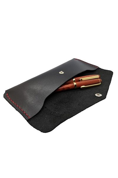 Natty Pell Etui for Glasses and Writing Instruments, Handmade from Leather