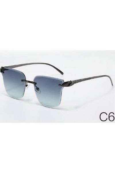 Escales Women's Uv-400 Protection Luxury Rimless Sunglasses