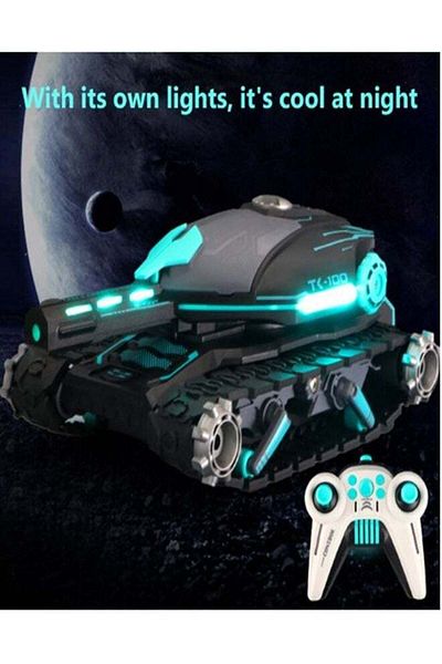Raffine Remote Control Stunt Drift Car for Kids RC Tank for Boys Girls That Shoot Water Bullets All Terrain