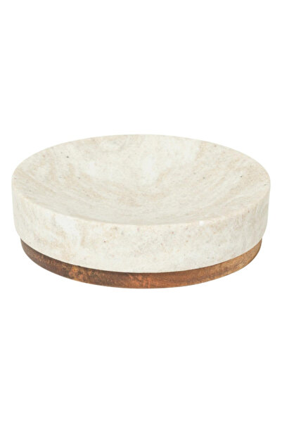 Five Simply Smart طبق صابون دائري بتأثير رخامي من كومو