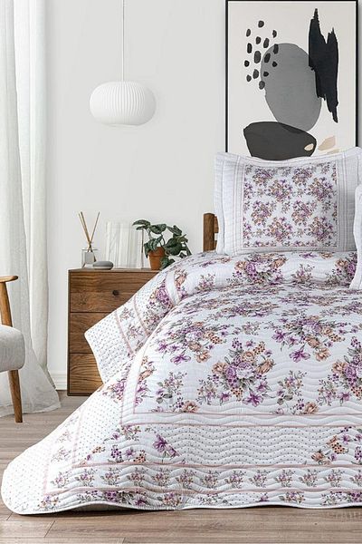 BELENAY HOME Azura 3 Piece Double Bedspread Set – Pique Set