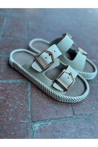 MİSS PARK MODA Beige slippers