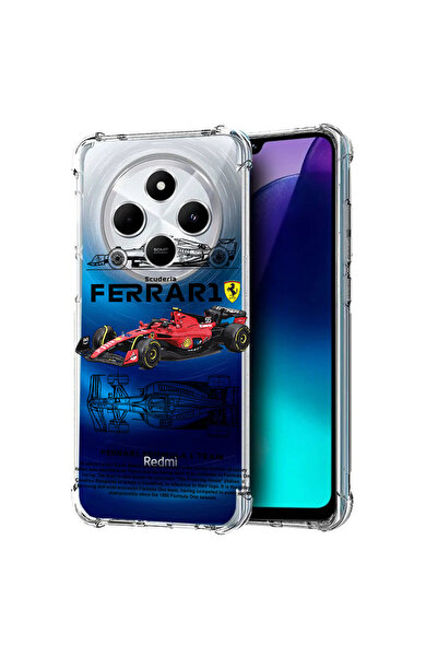 bestcase Carcasă antișoc cu imprimeu pentru XIAOMl Redmi 14C, Ferrari Scuderi...