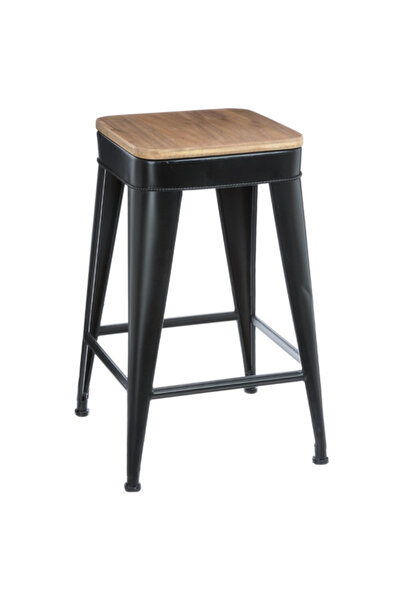 Atmosphera Joris Metal and Wood Bar Stool