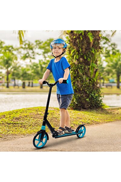 zola Folding scooter for children, steel frame, adjustable handlebar, 20 cm wheels, rear brake, 97 x 37 x 105 cm