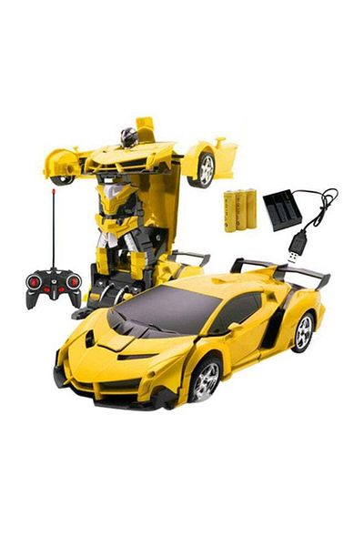 Raffine USB Remote Charging RC Transformers Robot Car 28 x 8 x 13cm