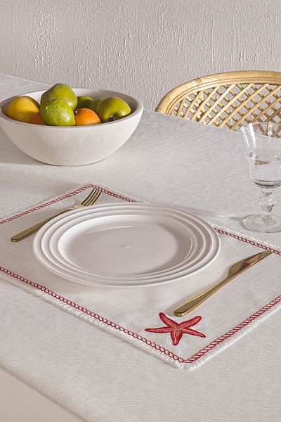 Özdilek Özdilek Coral Garden 2-Piece American Service 32X48 cm