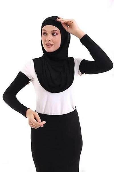 MAROKEN Manșon pentru hijab Manșon pentru hijab cu degete Lycra Hijab pentru femei Manșon pentru rugăciune pentru utilizare zilnică