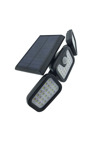 LTC Triple LED lamp, adjustable, solar-powered, LTC 76691, 20W, SMD, 800lm, 2400mAh battery